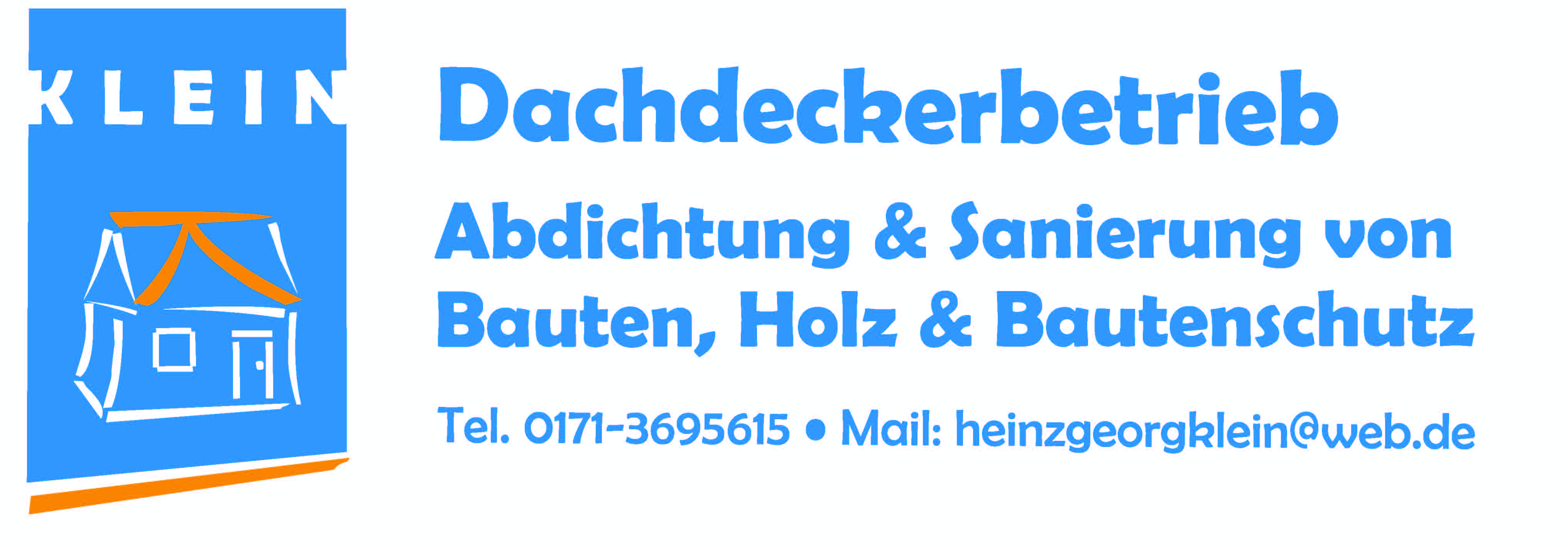Logo: Klein Dachdeckerbetrieb